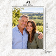 Personalised Father of the Bride Metal Photo Print